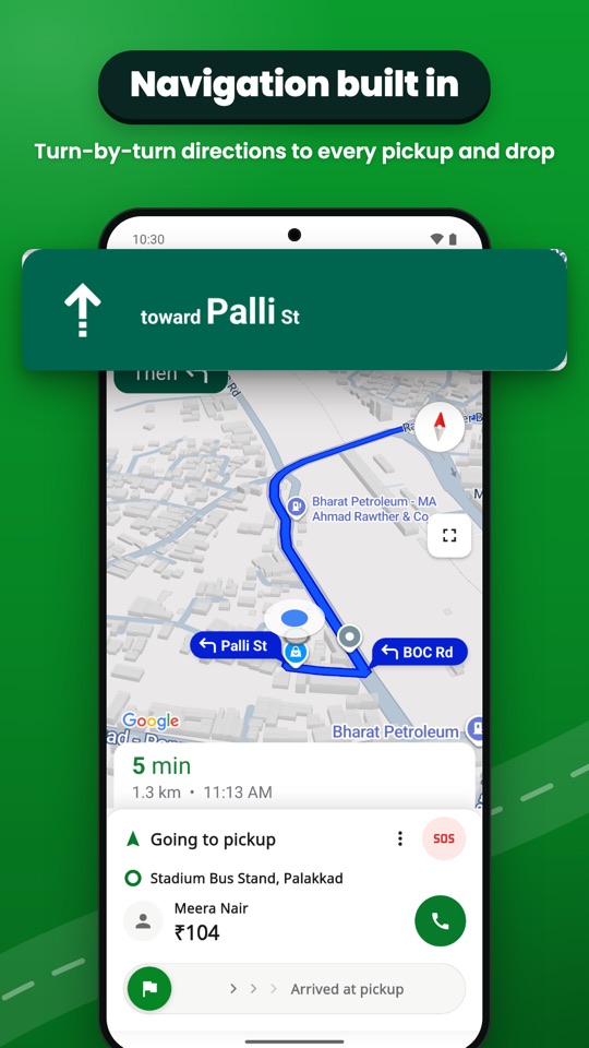 Navigation built in