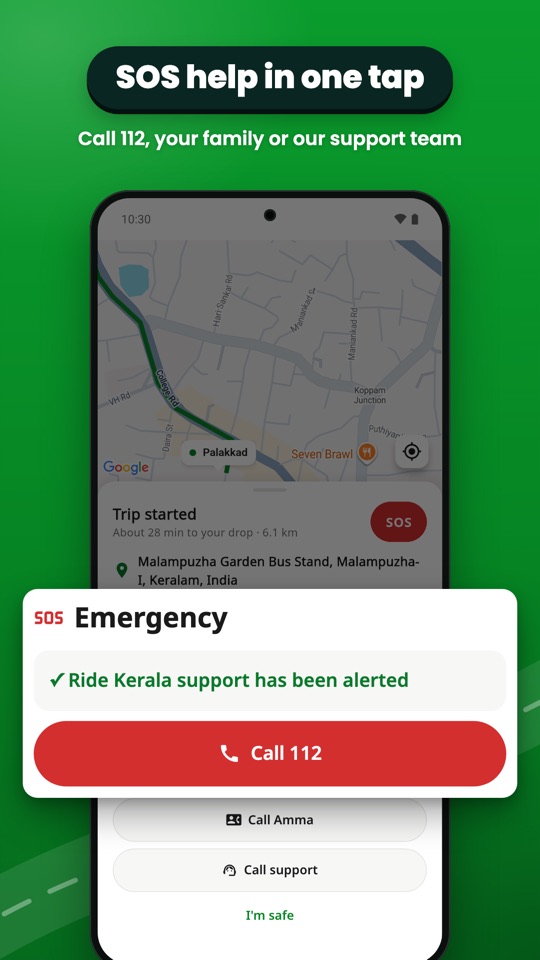 SOS help in one tap